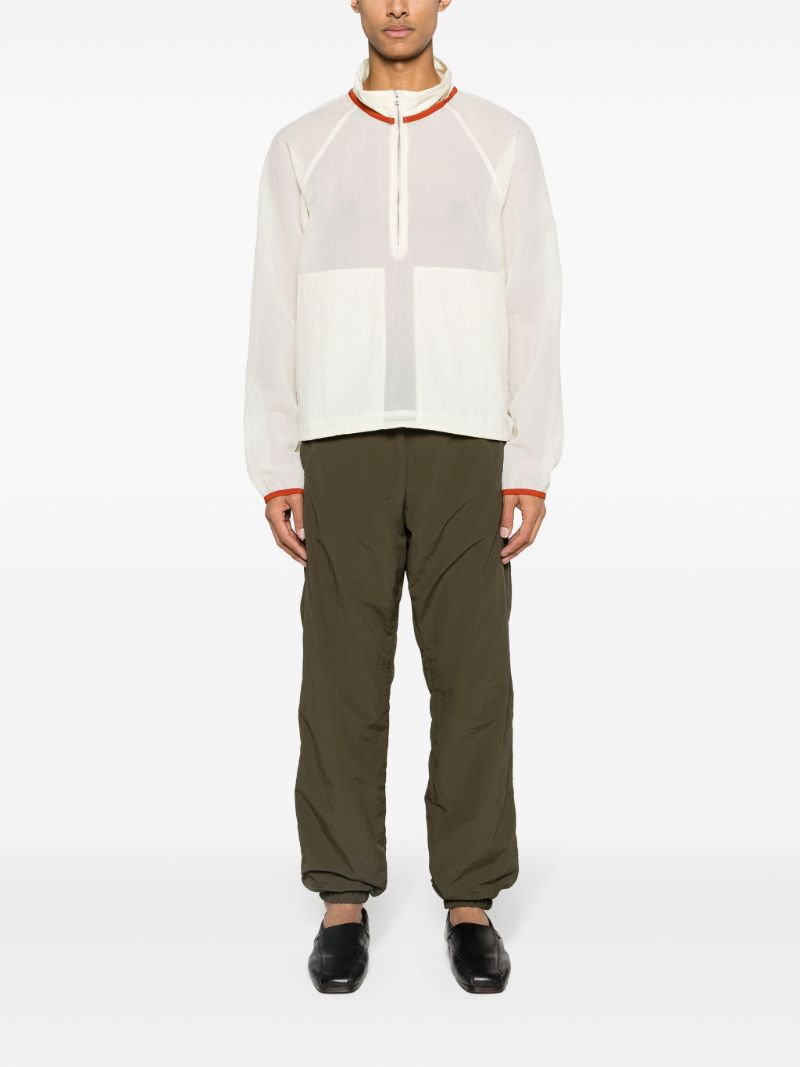 Green Leggur Straight-leg Track Pants