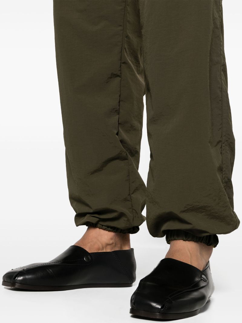 Green Leggur Straight-leg Track Pants