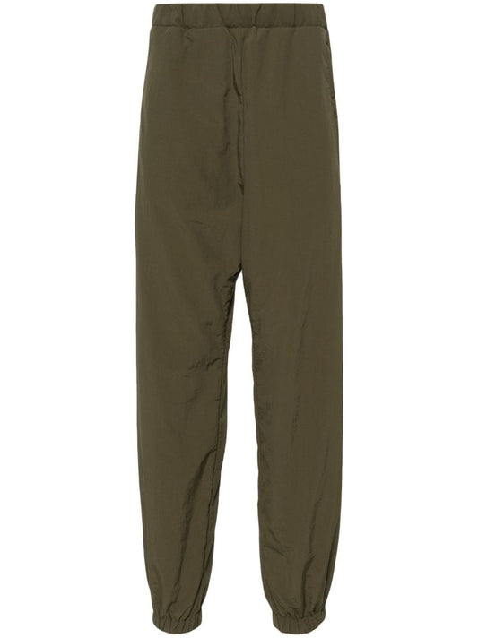 Green Leggur Straight-leg Track Pants