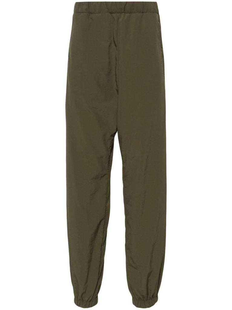 Green Leggur Straight-leg Track Pants