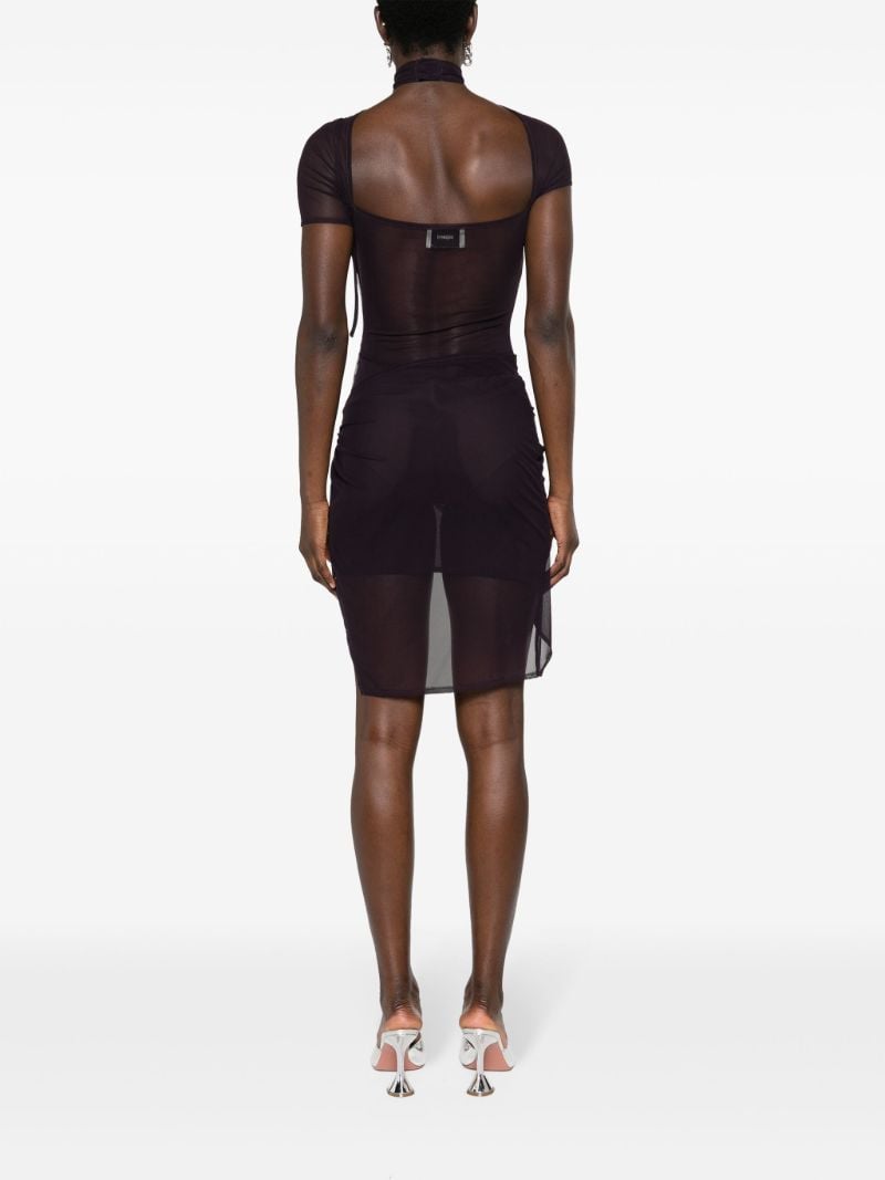 Asymmetric Draped Dress