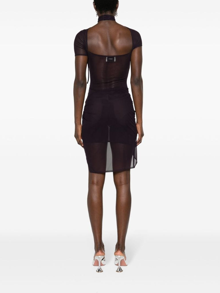 Asymmetric Draped Dress