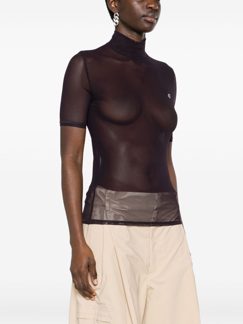 High-neck Top