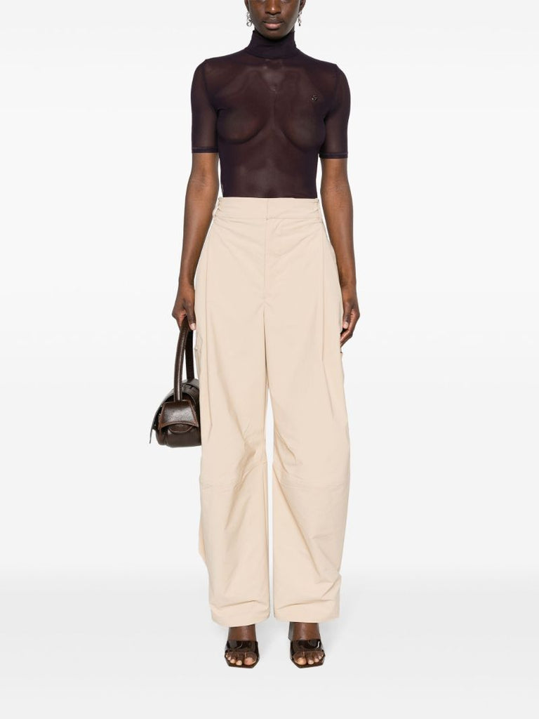 High-neck Top