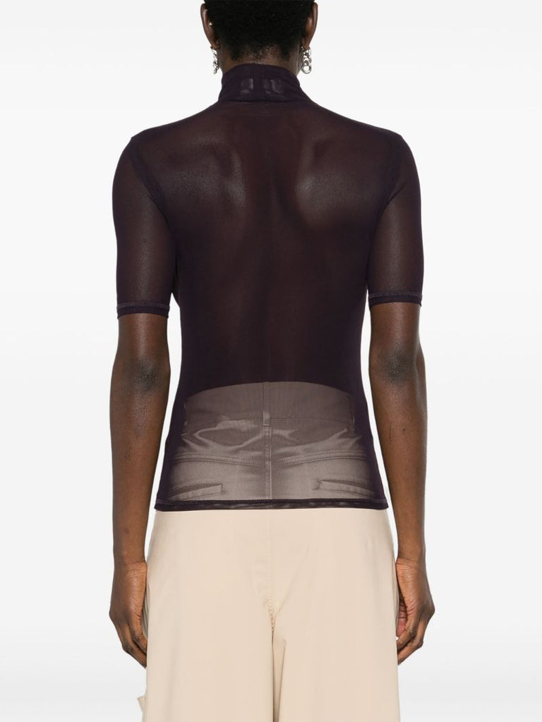 High-neck Top