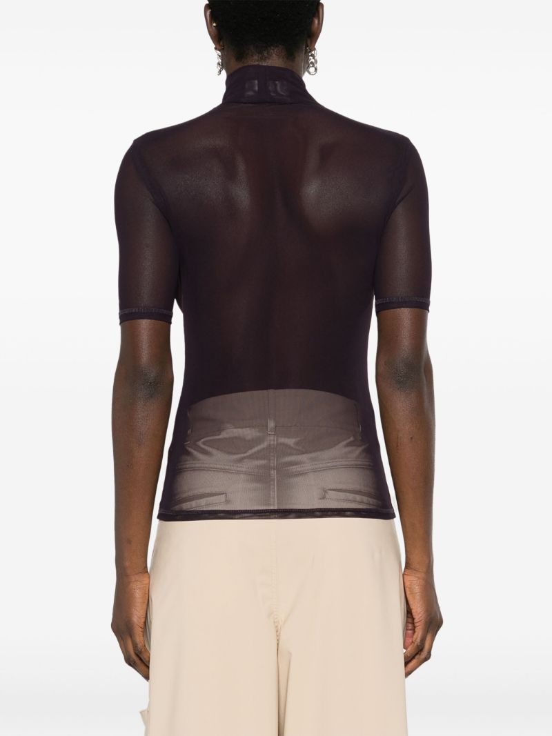 High-neck Top