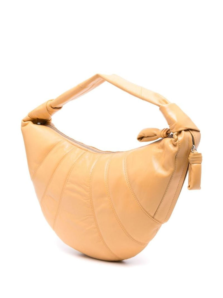 Yellow Medium Croissant Shoulder Bag