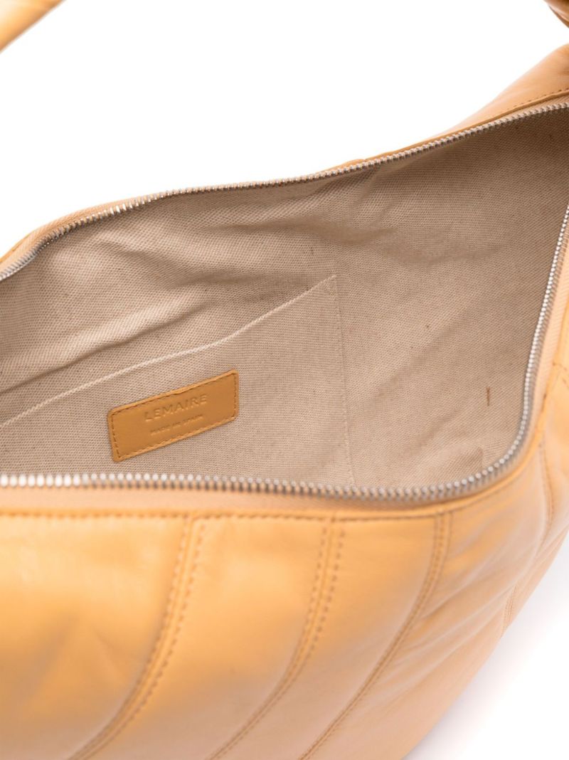 Yellow Medium Croissant Shoulder Bag