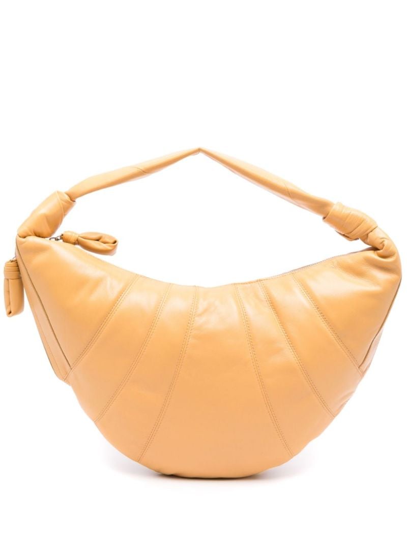 Yellow Medium Croissant Shoulder Bag