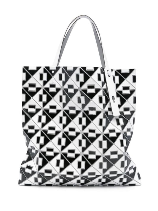 Black Connect Geometric Tote Bag