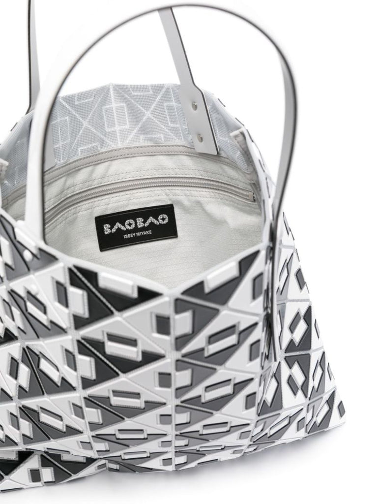 Black Connect Geometric Tote Bag
