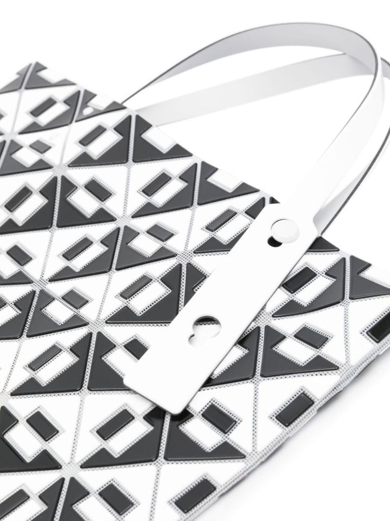 Black Connect Geometric Tote Bag