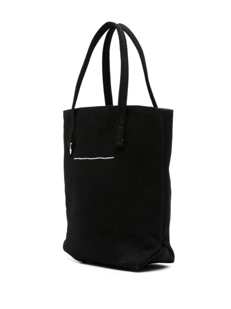 Black Numbers-appliquÃ_x0083_Â© Cotton Tote Bag