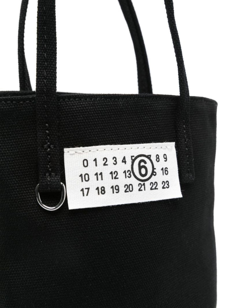 Black Numbers-appliquÃ_x0083_Â© Cotton Tote Bag