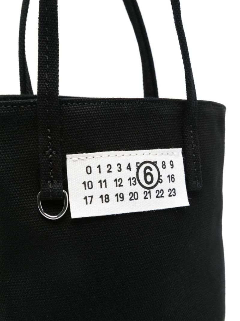 Black Numbers-appliquÃ_x0083_Â© Cotton Tote Bag