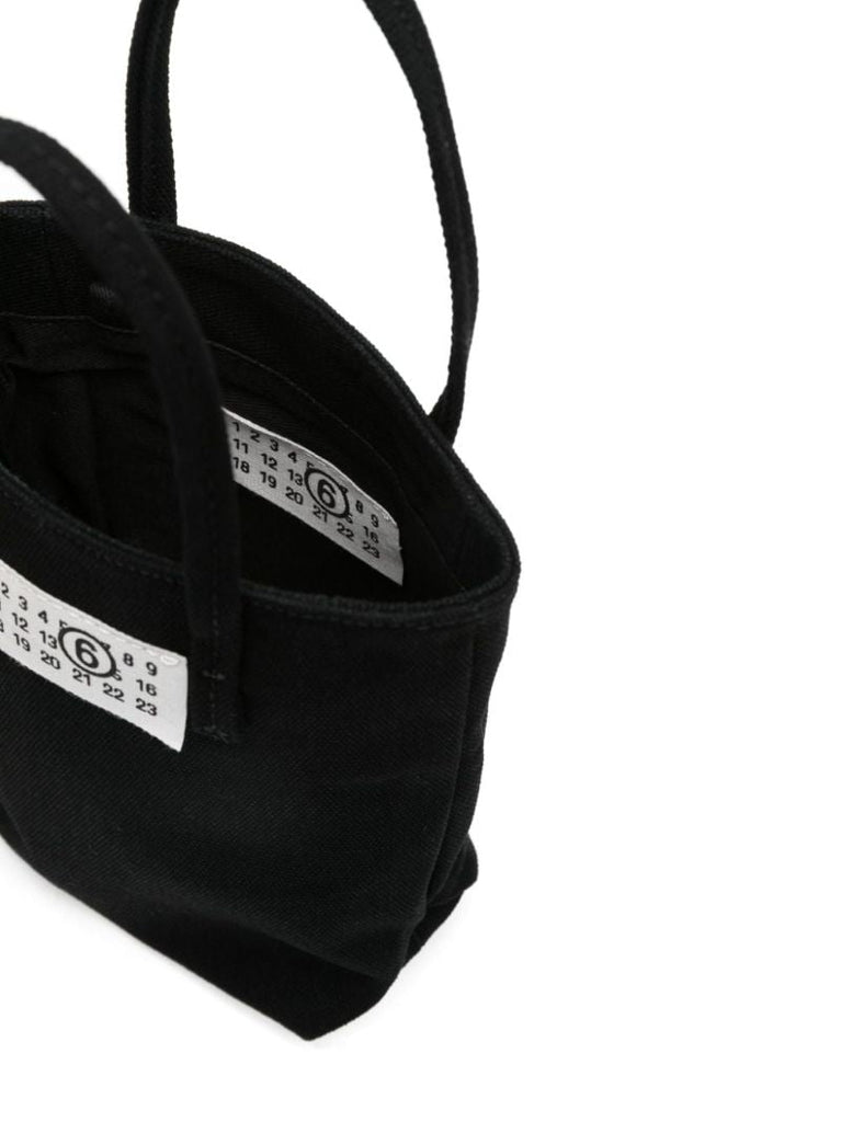 Black Numbers-appliquÃ_x0083_Â© Cotton Tote Bag