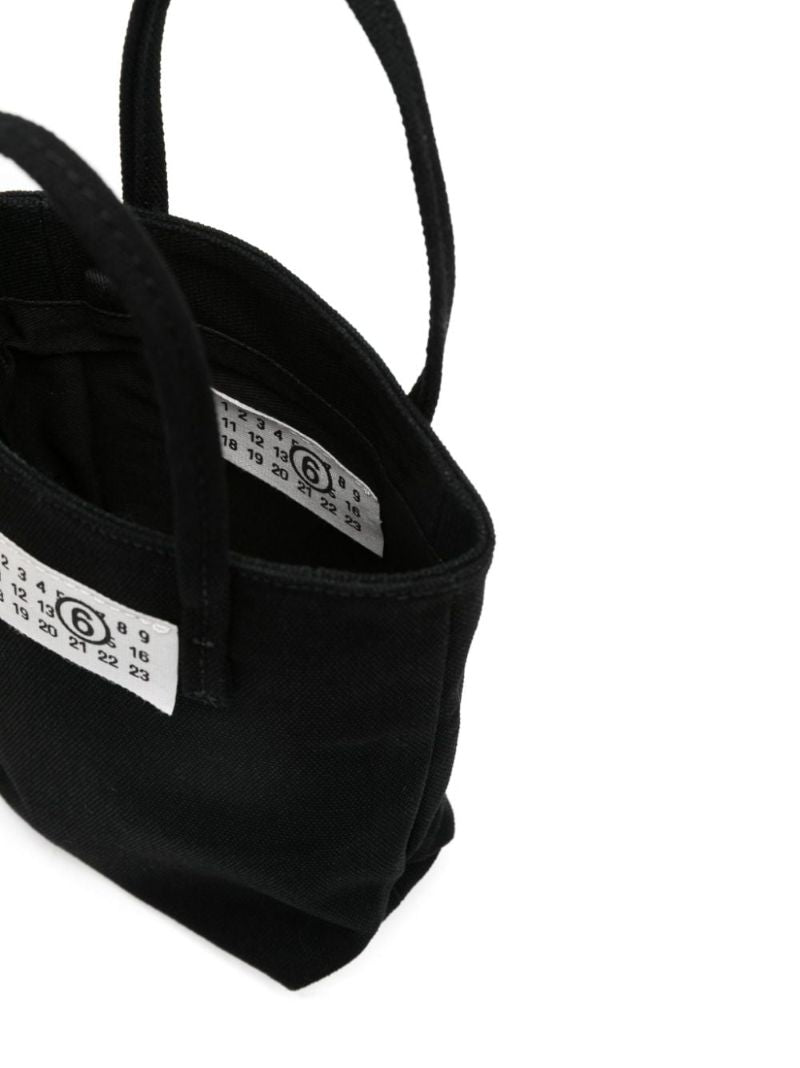 Black Numbers-appliquÃ_x0083_Â© Cotton Tote Bag