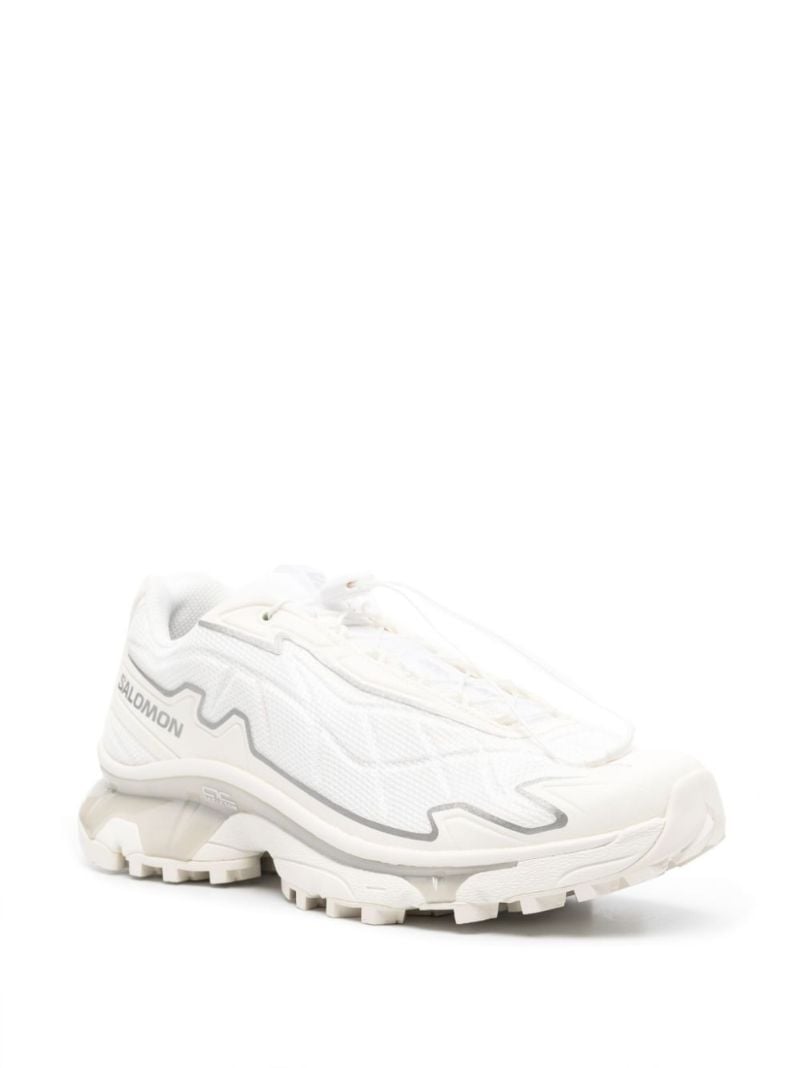 White Xt-slate Panelled Sneakers