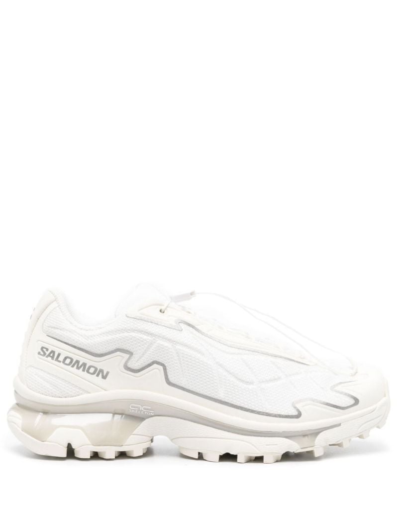 White Xt-slate Panelled Sneakers