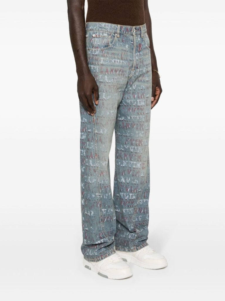 Blue X Future Straight-leg Jeans