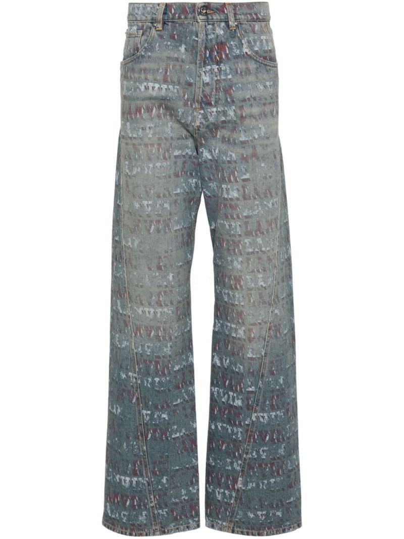 Blue X Future Straight-leg Jeans
