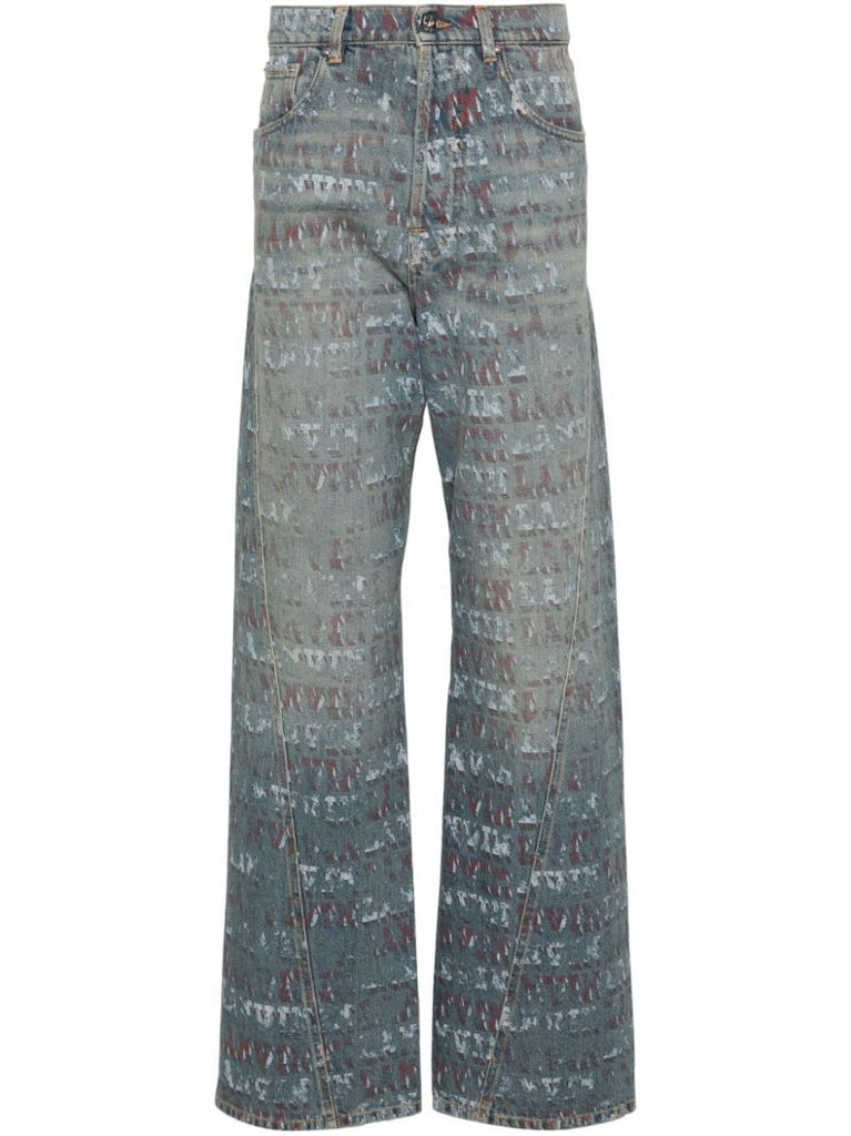 Blue X Future Straight-leg Jeans