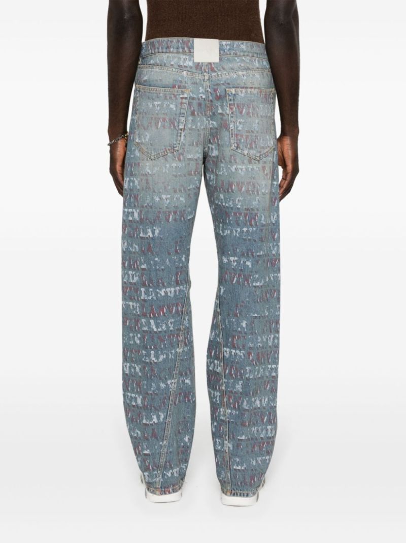Blue X Future Straight-leg Jeans