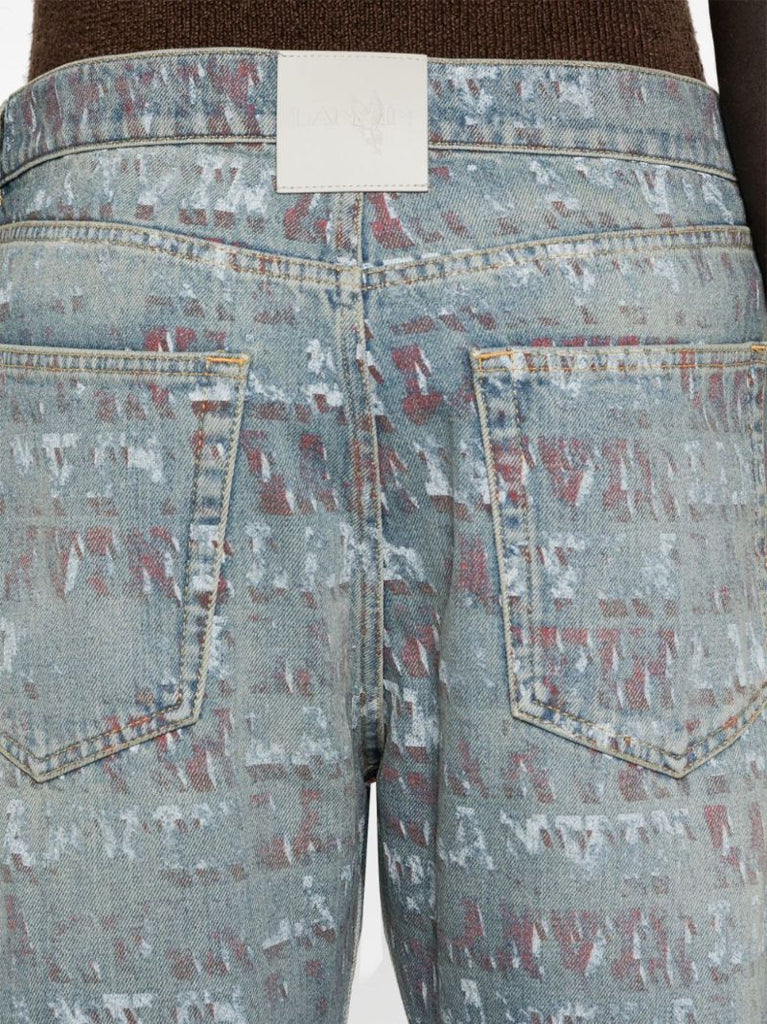 Blue X Future Straight-leg Jeans