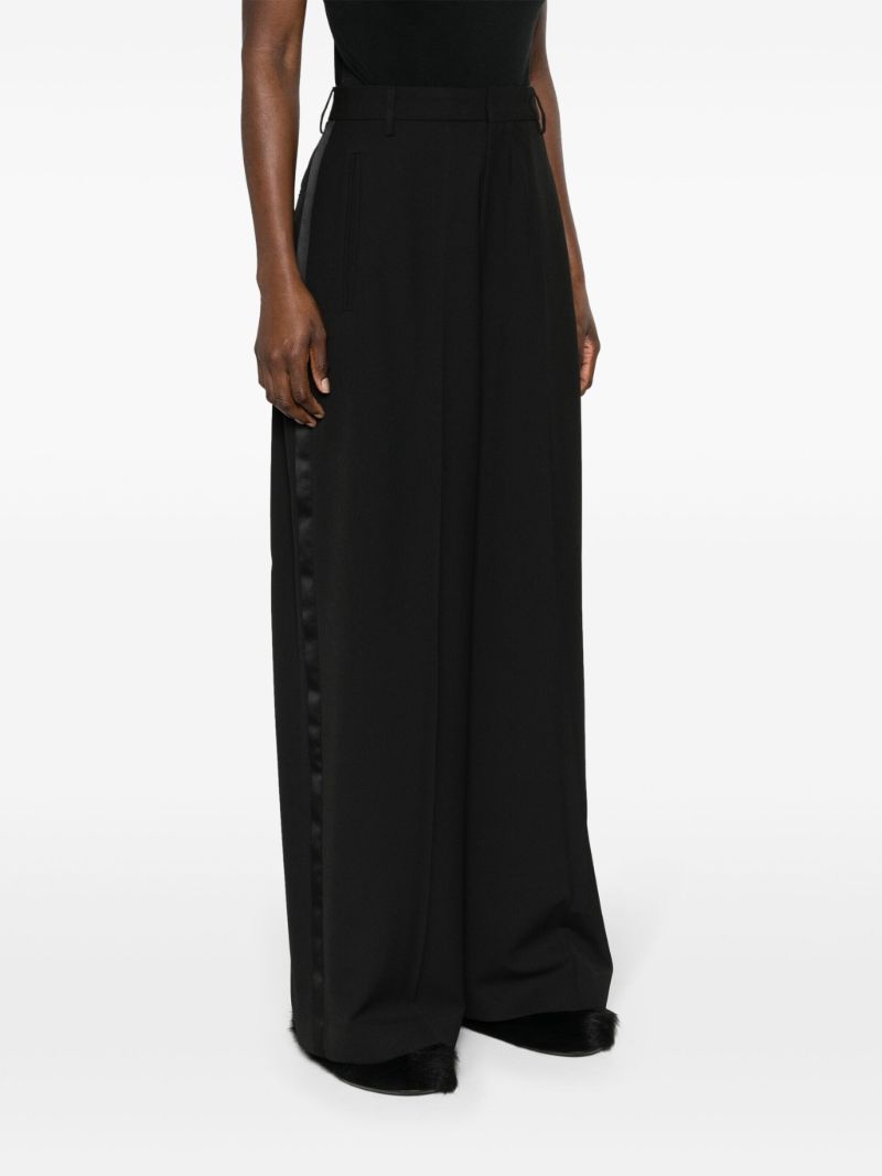 Black Wide-leg Trousers