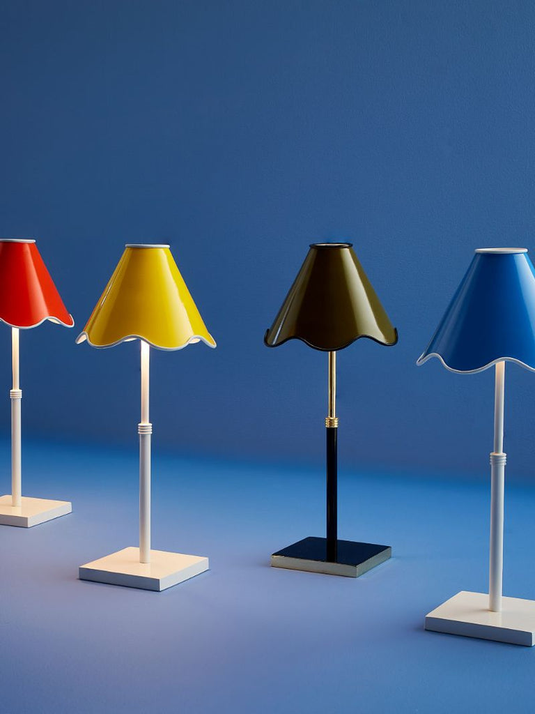 Blue Ripple Rechargeable Lamp
