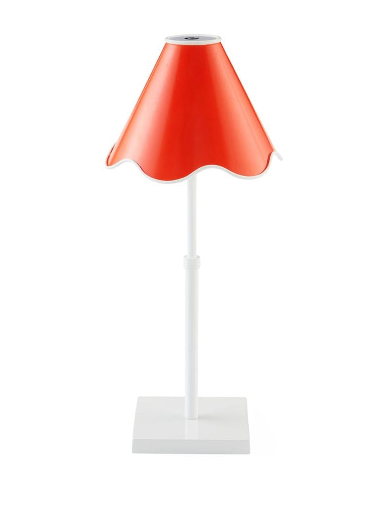 Orange Ripple Rechargeable Led Table Lamp