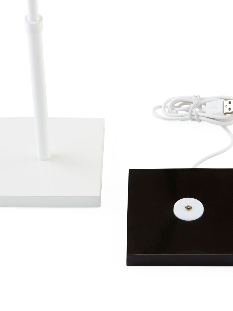 Orange Ripple Rechargeable Led Table Lamp