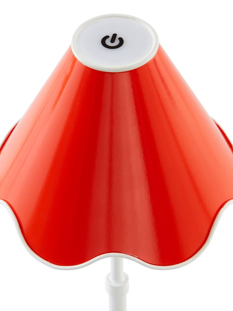 Orange Ripple Rechargeable Led Table Lamp