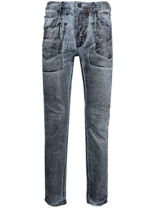Blue X-ray Low-rise Skinny Jeans