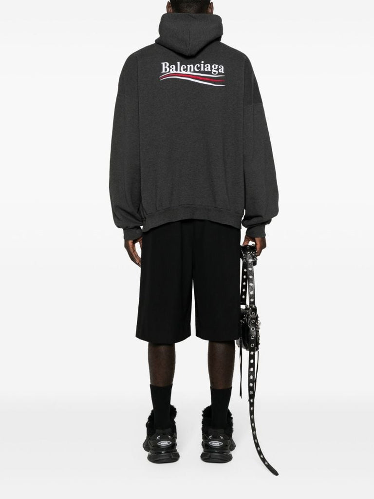Grey Political Campaign Cotton Hoodie