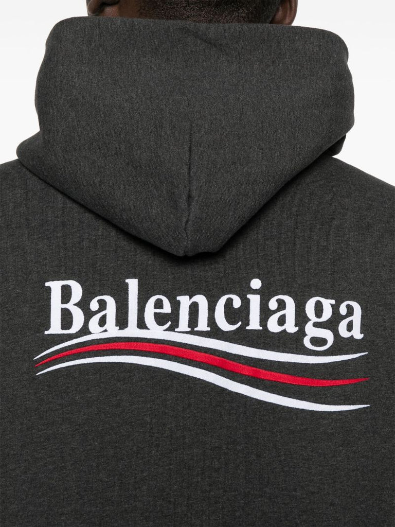 Grey Political Campaign Cotton Hoodie