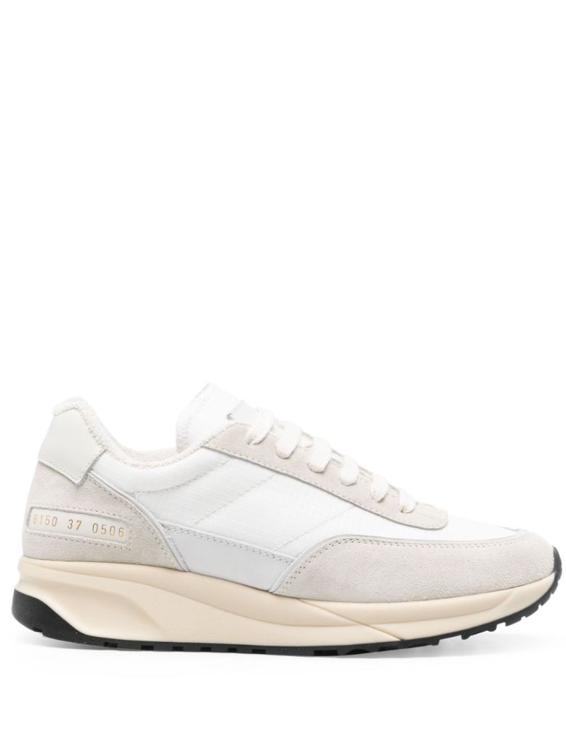 White Track Technical Sneakers