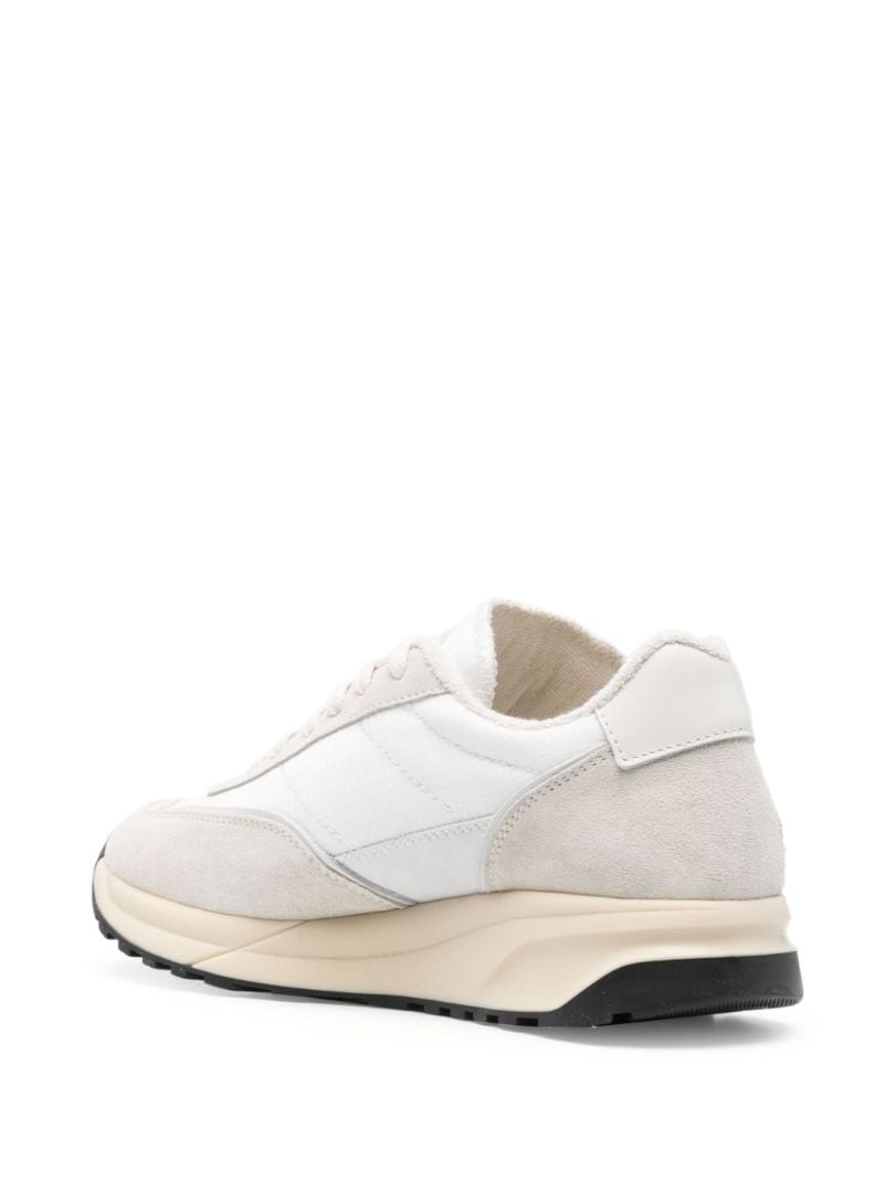 White Track Technical Sneakers