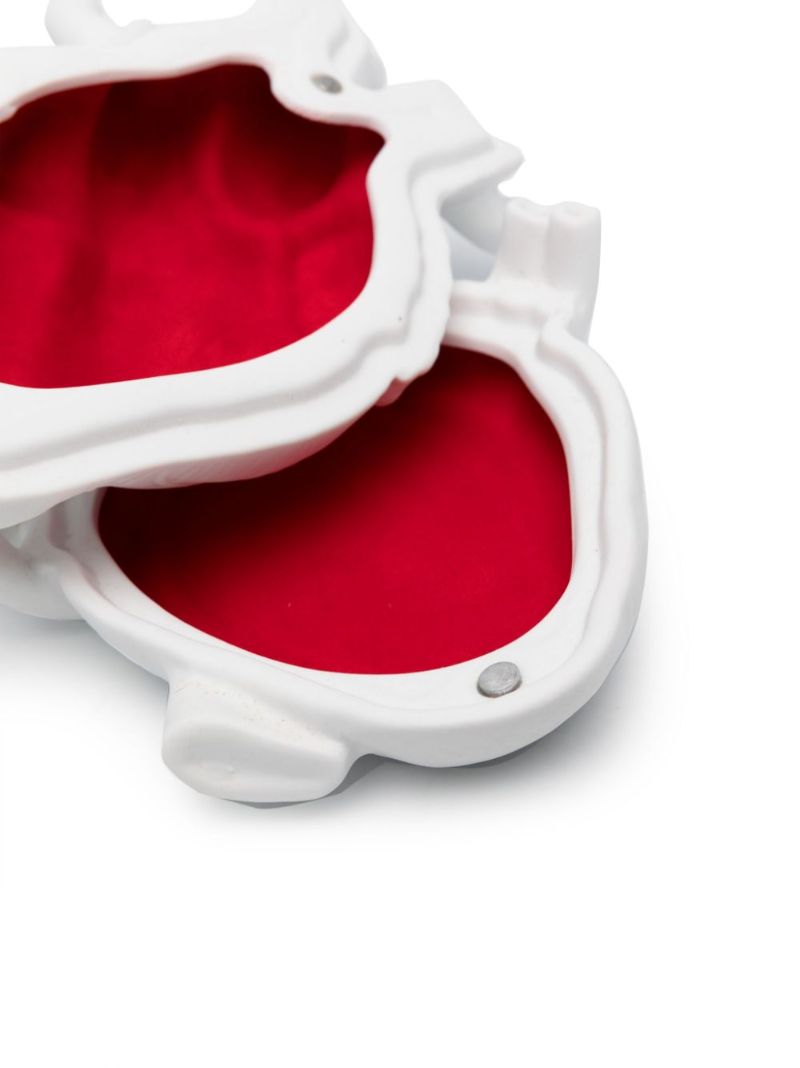 White Love in Bloom Porcelain Jewerly Box