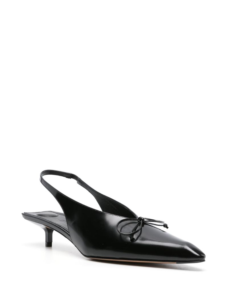 Black Les Slingbacks Cubisto 40 Pumps