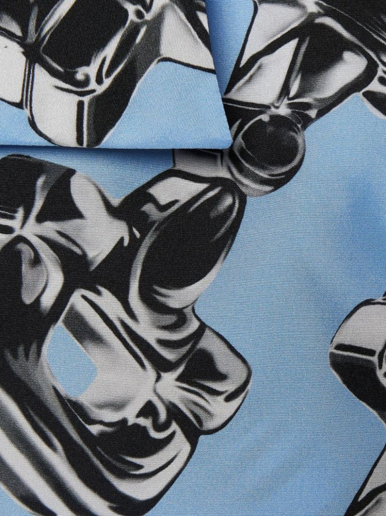 3d Horsebit-print Shirt
