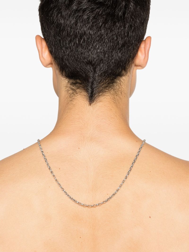Sterling Silver Thorn-link Chain Necklace