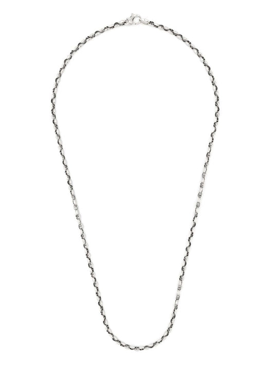 Sterling Silver Thorn-link Chain Necklace