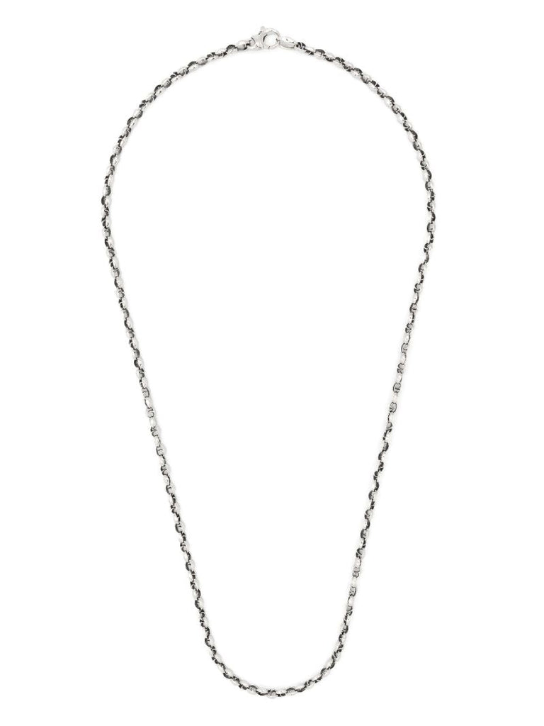 Sterling Silver Thorn-link Chain Necklace