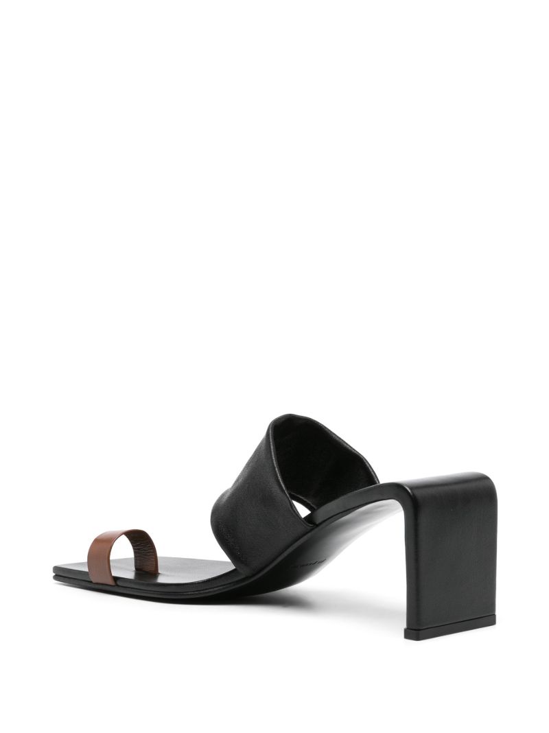 Black 75 Leather Mules
