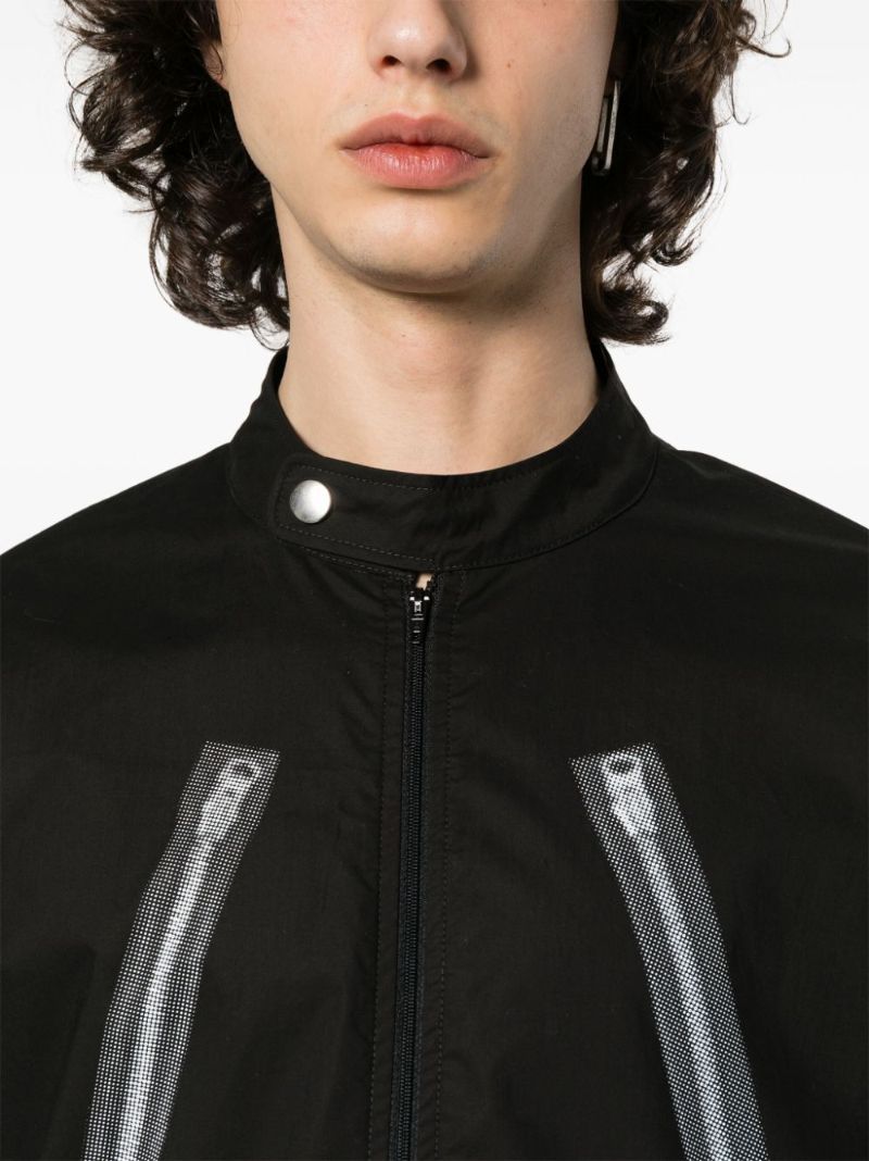 Black Lightweight Cotton Jacket