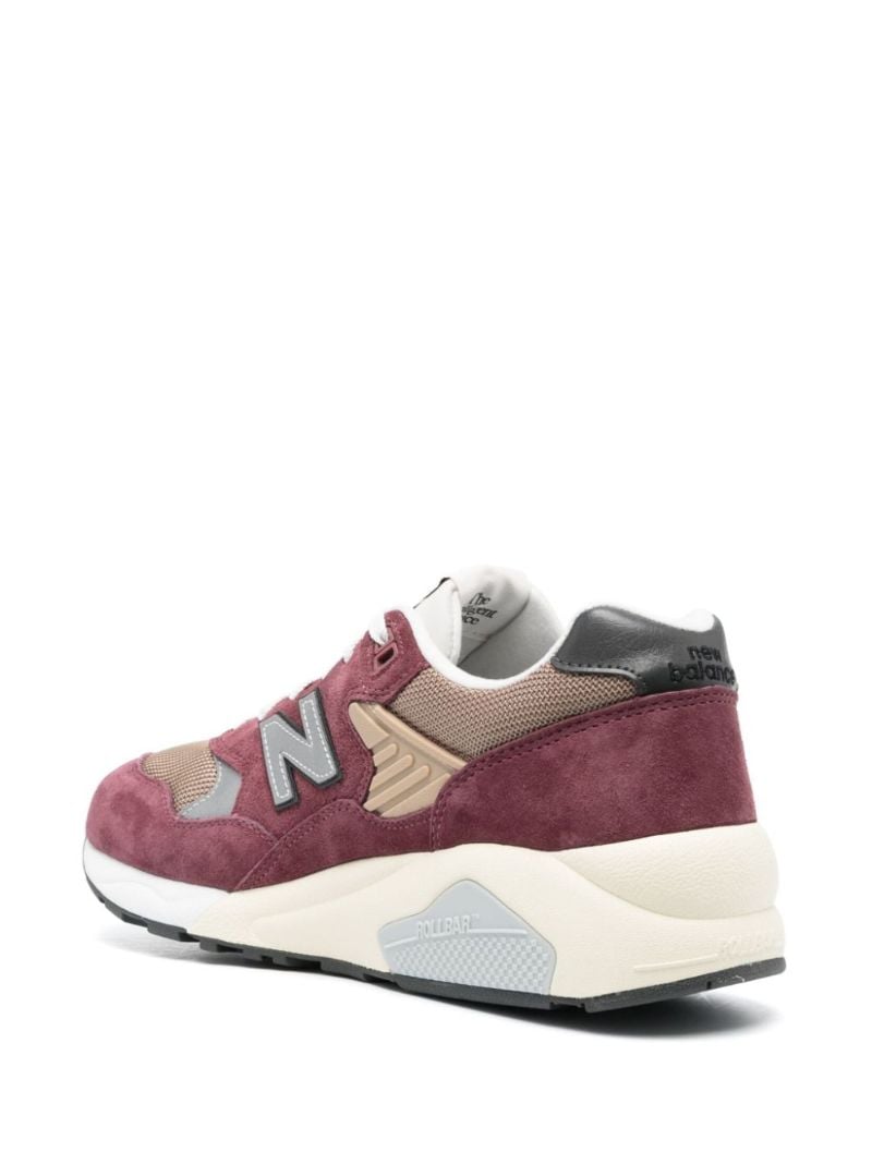 Red 580 Low-top Suede Sneakers