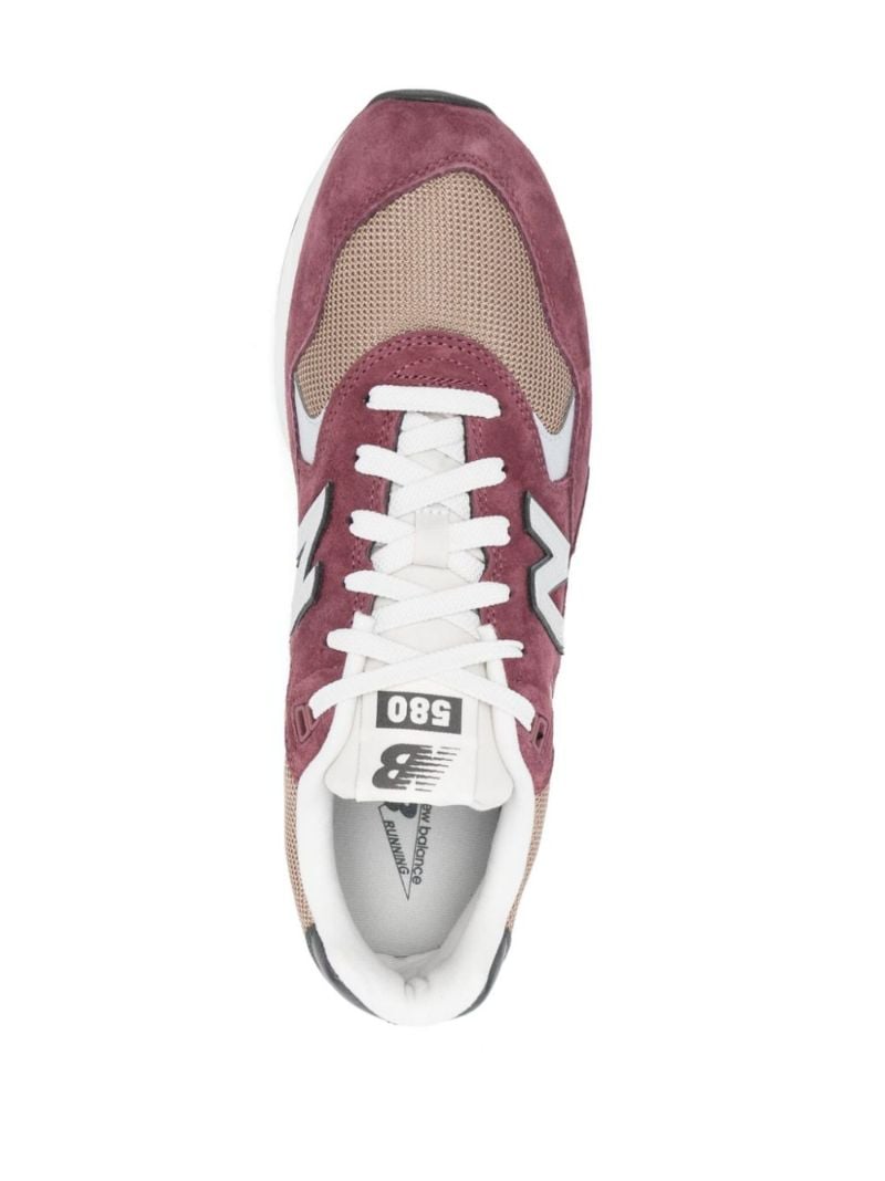 Red 580 Low-top Suede Sneakers