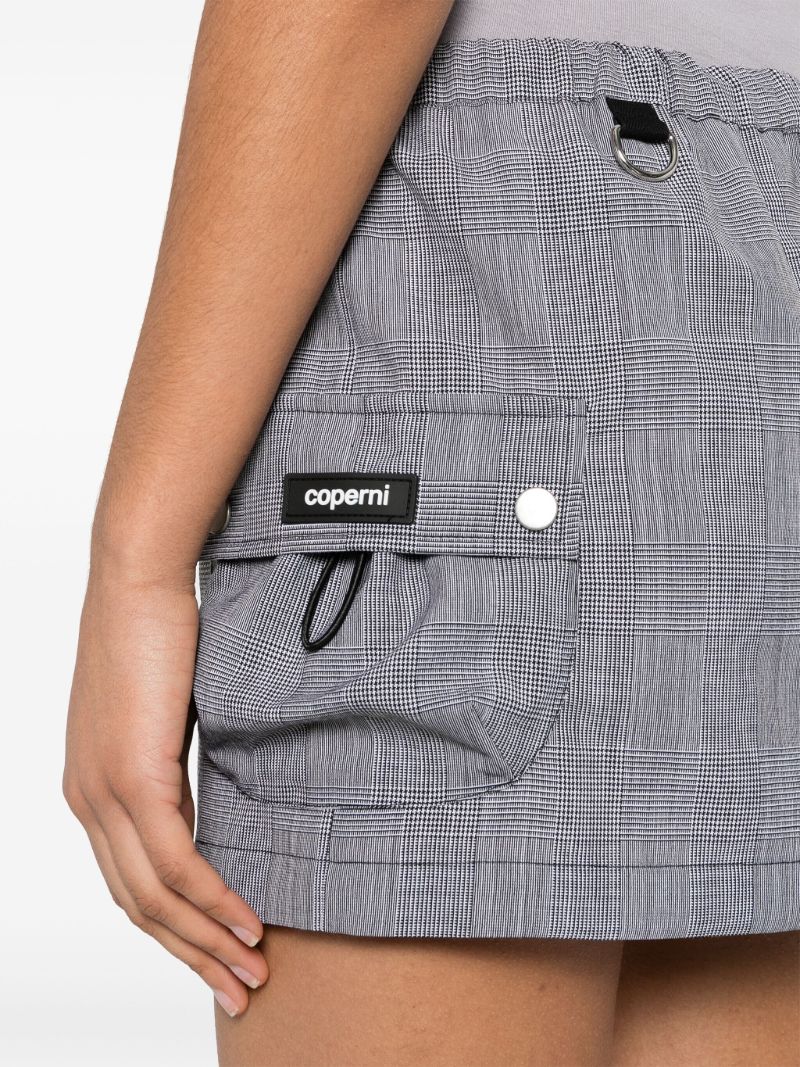Checked Mini Skirt