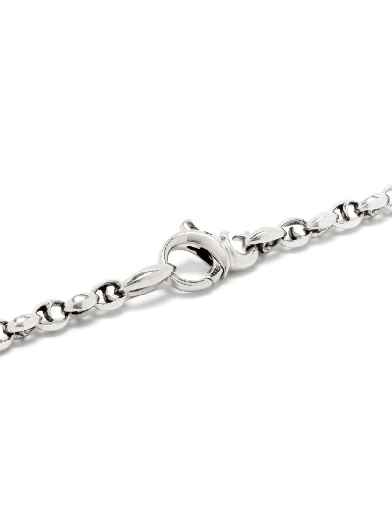 Sterling Silver Thorn Medium Razer Tag Necklace
